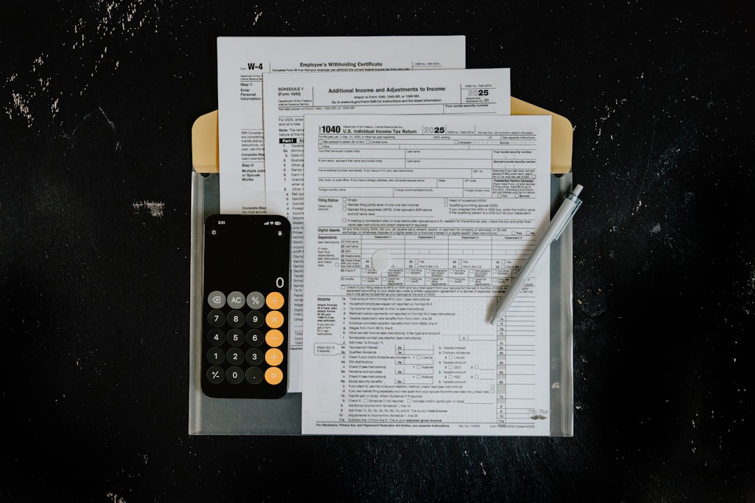 Cover illustration of Small Business Bookkeeping and Tax Management workflow with ledgers, a calendar, and a simple dashboard